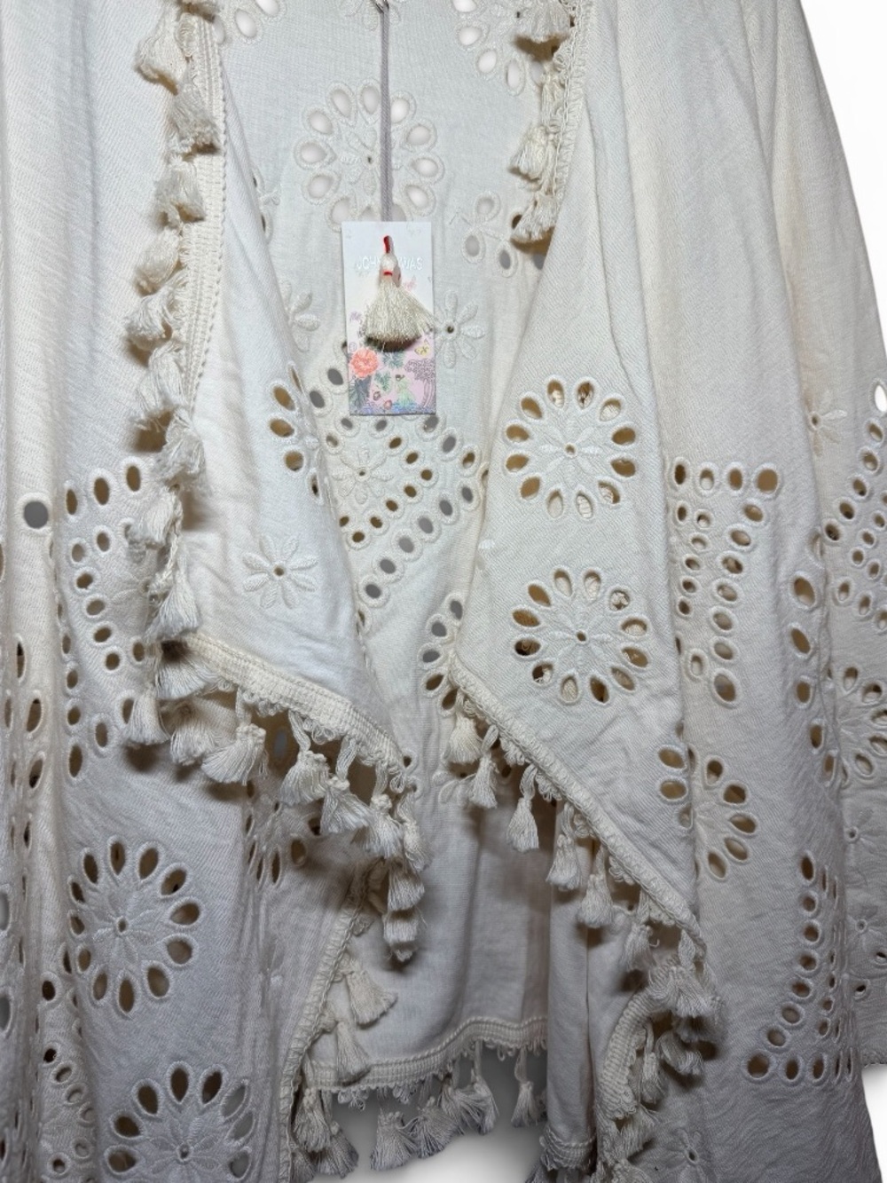 Johnny Was Ivory Quette Sweater NWT - Picture 8 of 8